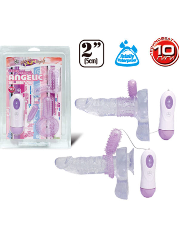 NMC Angelic Sleeve Jelly Remote Vibrating Cock Ring