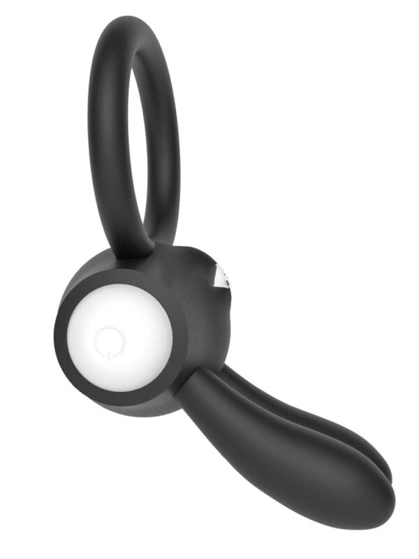 Power Clit Silicone Rabbit Cock Ring Vibrator