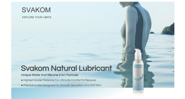 SVAKOM Natural Water Based Dispenser Lube 100ml