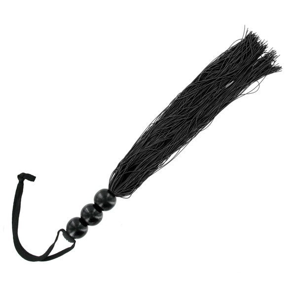 Sportsheets – Sex & Mischief Medium Rubber Whip Black