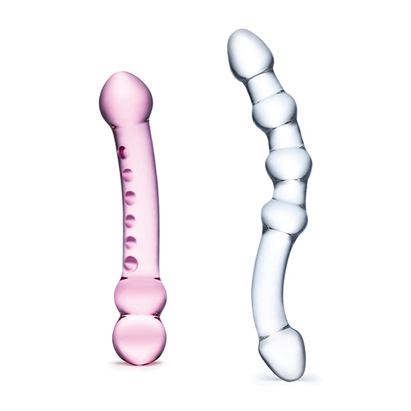 Glas – Pleasure Set Double Pleasure Glass Dildo Set