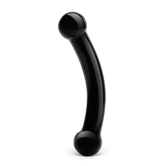 Glas – Double Bull Black Glass Dildo