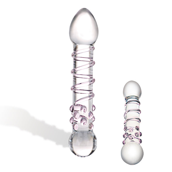 Glas – Spiral Staircase Full Glass Dildo