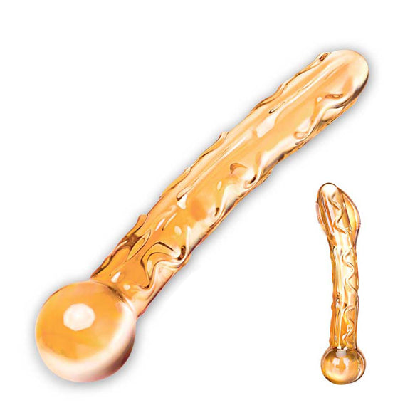 Glas – Orange Tickler Glass Dildo