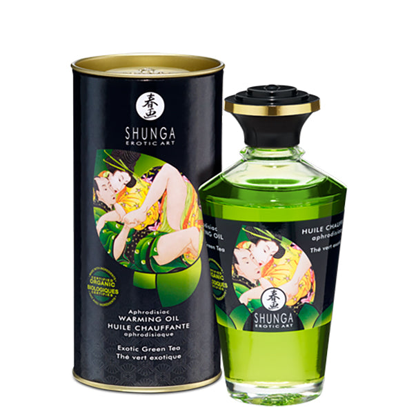 Shunga – Aphrodisiac Warming Oil Green Tea 100 ml