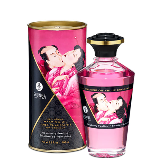 Shunga – Aphrodisiac Warming Oil Raspberry Feeling 100 ml