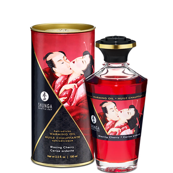 Shunga – Aphrodisiac Warming Oil Blazing Cherry 100 ml