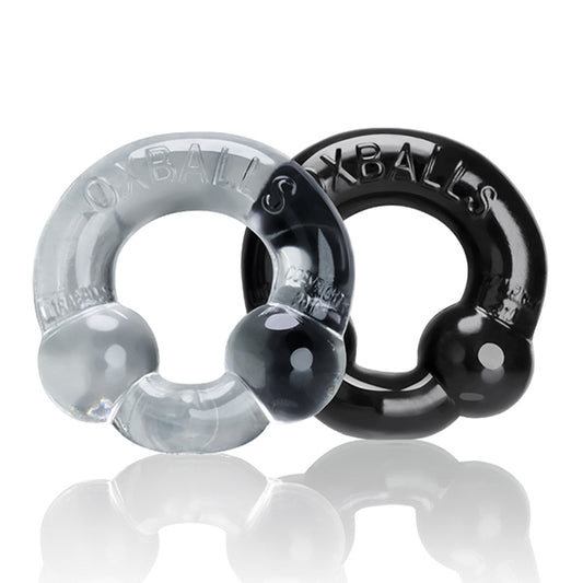 Oxballs – Ultraballs Cockring 2-pack Black & Clear