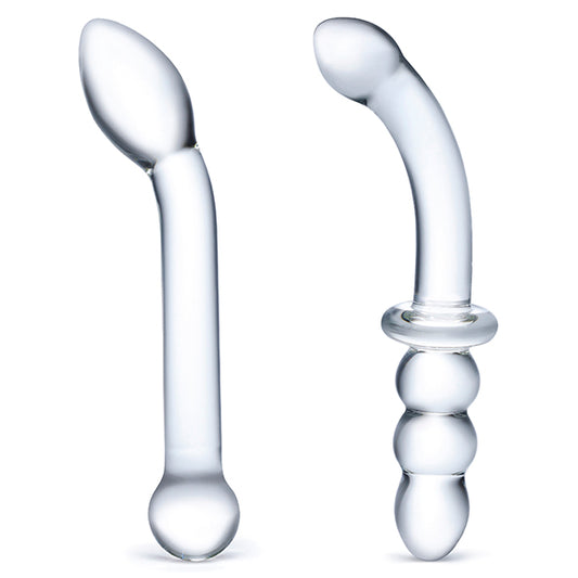 Glas – G-Spot Pleasure Glass Dildo Set 2 pcs