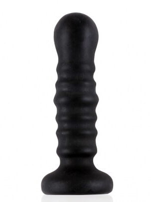 6 INCH ASS-JACKER RIBBED BUTT PLUG