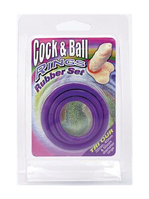 COCK & BALL COCK RING SET 3’S