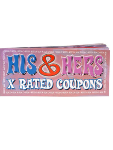 HIS & HERS X RATED SEXY VOUCHERS