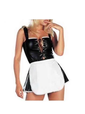 LATEX MAID’S DRESS