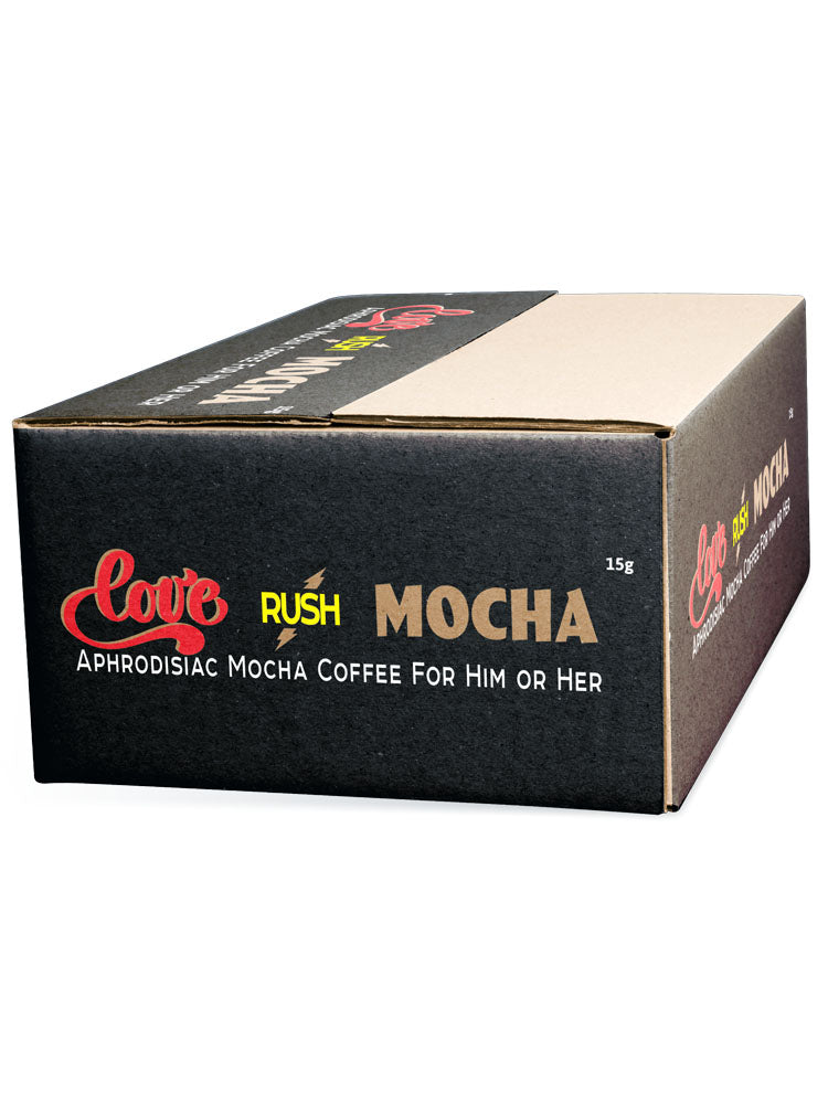 100 sachets | Love RUSH Mocha Coffee For him or her | Box